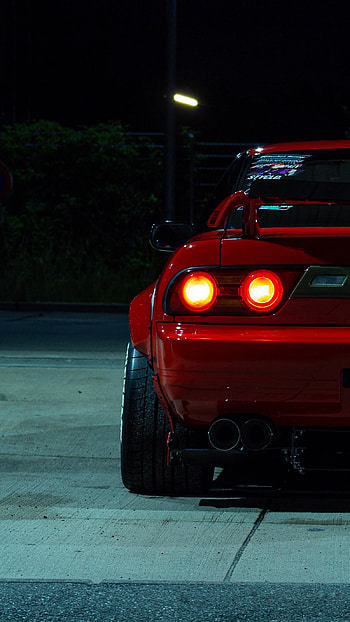 Nissan 200SX, automotive lighting, vehicle registration plate HD phone wallpaper
