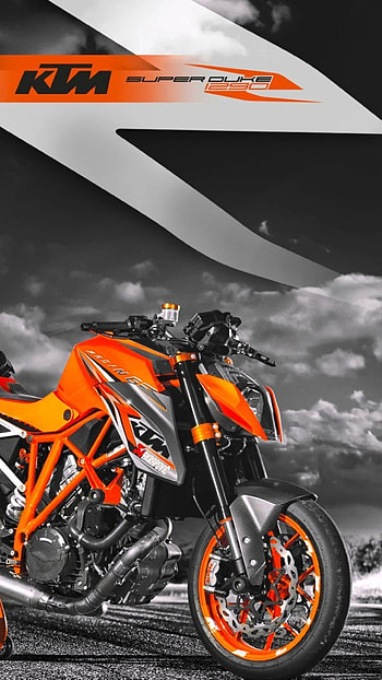 Ktm Gadi Ka, Orange Bike HD phone wallpaper