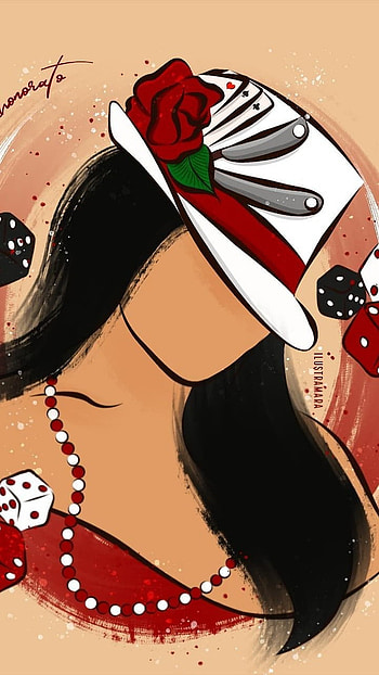 Maria navalha, umbanda, desenho, arte HD phone wallpaper