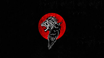 Lion And Crow Minimal , lion, crow, minimalism, minimalist, artist, artwork, digital-art, dark, black HD wallpaper