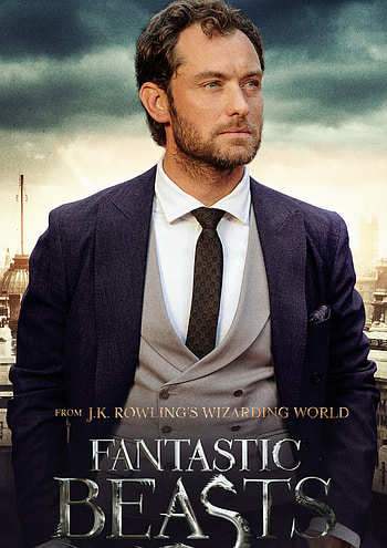 Fantastic Beasts 2, Jude Law character, Artstation, Spellbinding poster HD phone wallpaper