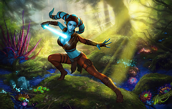 Aayla Secura Star Wars , aayla-secura, star-wars, movies, artist, artwork, digital-art, artstation HD wallpaper