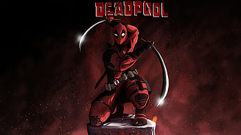 Deadpool The Red Tornado Of Trouble, deadpool, superheroes, artwork, art, digital-art, artstation HD wallpaper