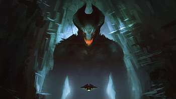 Bigger Than Bigger , devil, artist, artwork, digital-art, artstation HD wallpaper