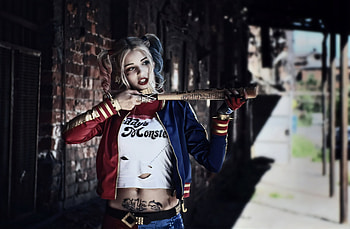 Harley Quinn Cosplays, harley-quinn, supervillain, cosplay HD wallpaper