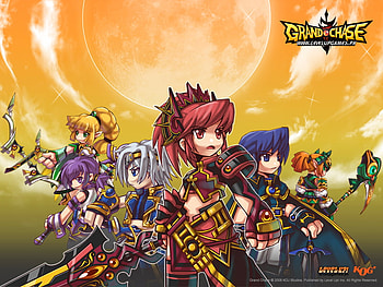Grand Chase, elesis, lire, ronan, arme HD wallpaper
