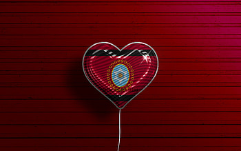 I Love Salta, , realistic balloons, purple wooden background, Day of Salta, Argentine provinces, flag of Salta, Argentina, balloon with flag, Provinces of Argentina, Salta flag, Salta HD wallpaper