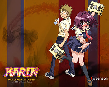 Karin, cute, girl, anime, boy HD wallpaper