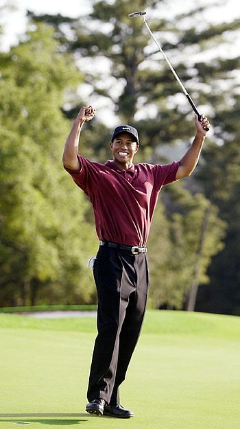 2002 Masters Tournament, Tiger Woods HD phone wallpaper