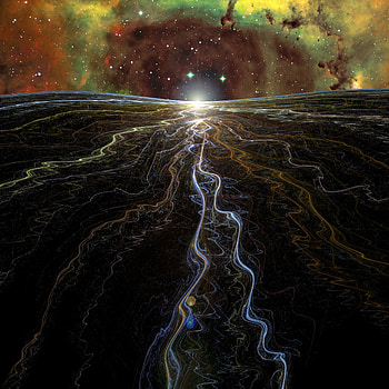 Abstract, Art, Patterns, Horizon, Lines, Fractal HD phone wallpaper