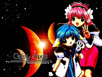 Galaxy angel Galaxy, galaxies, mint, planets, millfeulle, galaxy, galaxy angel HD wallpaper