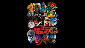 The Suicide Squad Dark Poster , the-suicide-squad, movies, 2021-movies, logo, dark, black HD wallpaper