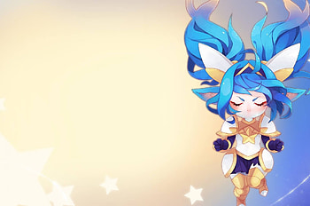 League of Legends, Chibi, Jinx, Armored stars HD wallpaper