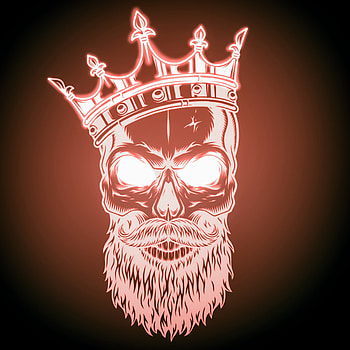 Skull King, art, cool HD phone wallpaper