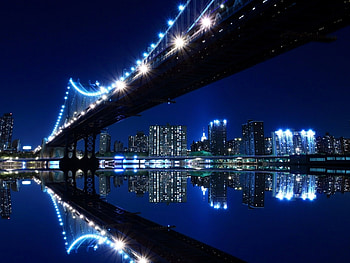 Landscape, Cities, Night HD wallpaper