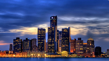 Michigan, Downtown Detroit HD wallpaper