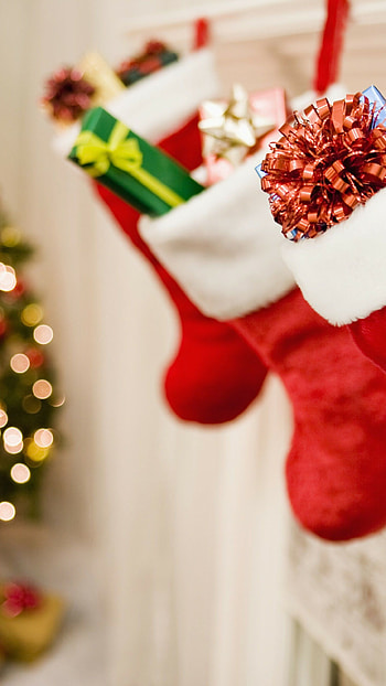 Christmas stockings, Christmas Gifts HD phone wallpaper