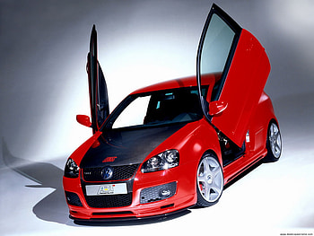 Volkswagen Golf GTI Tuning, black, gti, golf, cars, tuning, gray, vw, red, volkswagen HD wallpaper