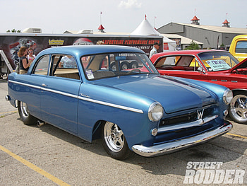 ’52' Aeros, blue, pro street, classic, willys HD wallpaper