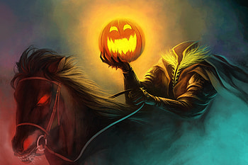 Headless Horseman, Sleepy Hollow, Turn the page HD wallpaper