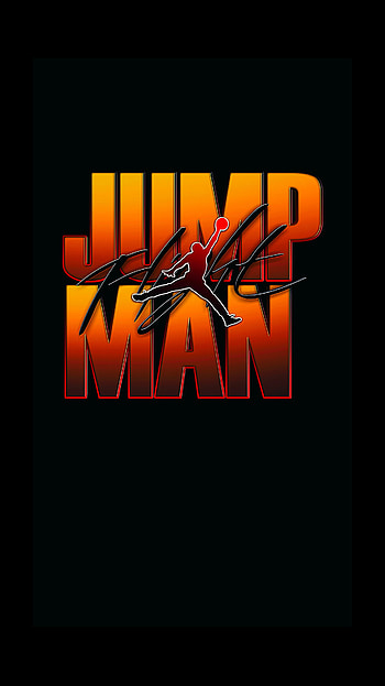 Jumpman, art, logo HD phone wallpaper