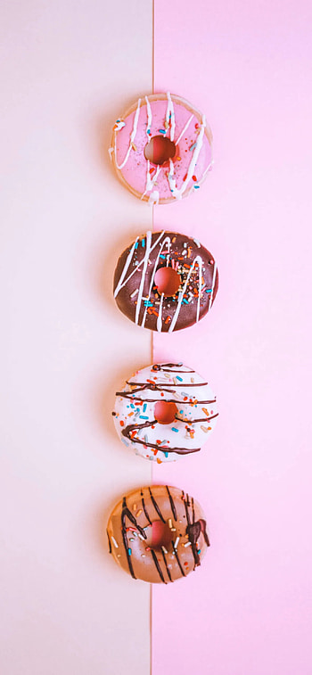 donut , Colorful delight, , Decorative treat HD phone wallpaper