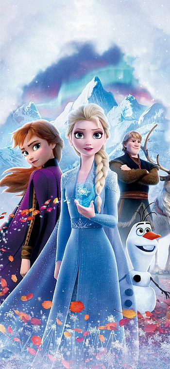 Frozen, Frozen kingdom, Icy magical world, Elsa and Anna HD phone wallpaper