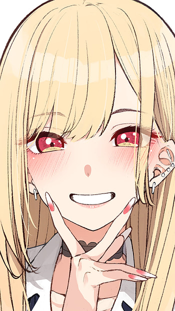 Marin Kitagawa | Marin's Radiant Smile | My Dress-Up Darling Art, Marin Kitagawa, Anime, My Dress-Up Darling HD phone wallpaper