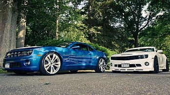 camaro, chevrolet, fun, cars, forest HD wallpaper