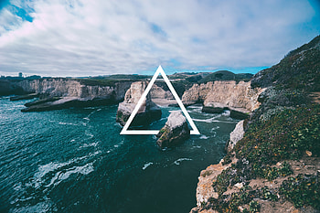 Nature Vs Abstract Shapes , abstract, nature, shapes, behance HD wallpaper