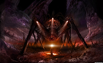 Chronoscape Darkness, apocalypse, deliverance, spider, zoom, death, destruction, darkness, hell, decay, doom, dead HD wallpaper