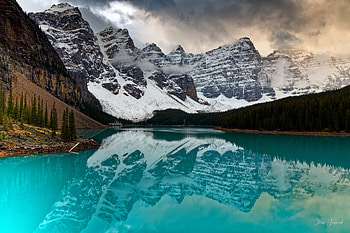 Moraine Canada Lake, lake, canada, nature HD wallpaper