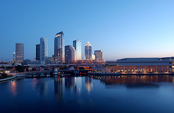 Tampa Skyline, Travel guide HD wallpaper