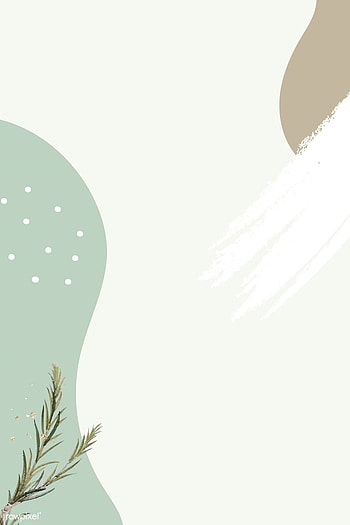 Swamp paperbark branch on green minimal patterned background vector. premium by. Minimal , Abstract , background , Green Minimalist Aesthetic HD phone wallpaper