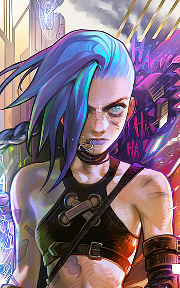 Jinx - Arcane, Jinx (League Of Legends), TV Show, Arcane HD phone wallpaper
