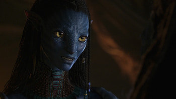 Zoe Saldana Sam Worthington Avatar The Way of Water HD wallpaper