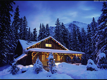 Landscape, Winter, Houses, New Year, Christmas, Xmas HD wallpaper