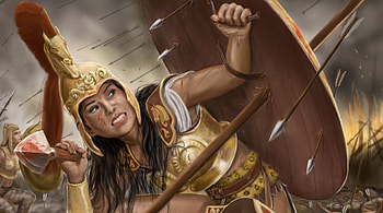 Spartan Girl, art, , girl, beautiful, woman, digital, fantasy, cg, warrior HD wallpaper