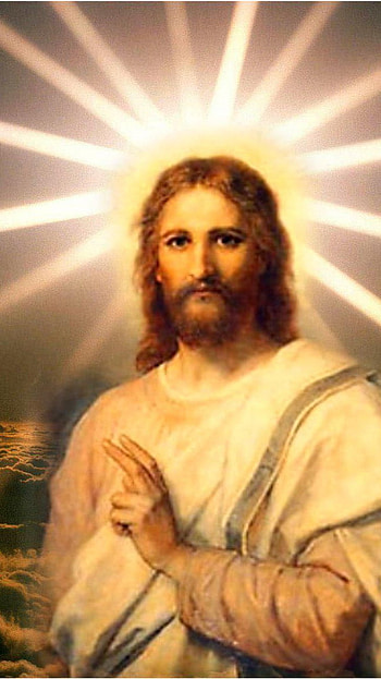 God , christ jesuss blessing, christ jesus, blessing HD phone wallpaper