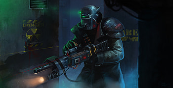 Soldier Helmet Weapons Drawing Painting Conceptual, soldier, helmet, artist, artwork, digital-art, deviantart HD wallpaper