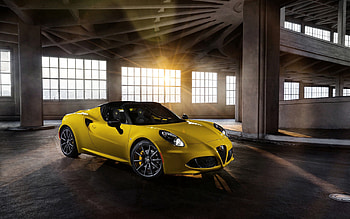 Cars, Side View, Alfa 4C Spider, Alfa HD wallpaper