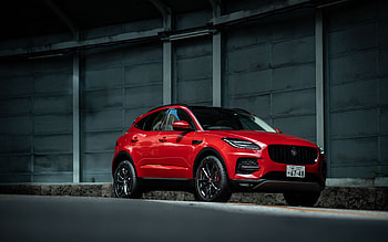 Jaguar E-Pace, , crossovers, 2021 cars, JP-spec, luxury cars, Red Jaguar E-Pace, 2021 Jaguar E-Pace, Jaguar HD wallpaper