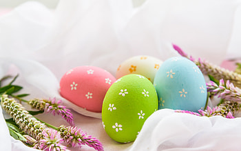 Happy Easter!, blue, pastel, egg, pink, pasti, green, easter HD wallpaper
