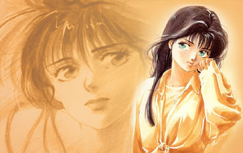 Happy Birtay, my sweet friend Floare ( FLCosmin) :), girl, anime, blue eyes, orange HD wallpaper
