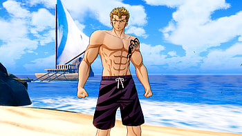 Laxus Dreyar, Fairy Tail cosplay, Captivating costume, Enchanting character design HD wallpaper