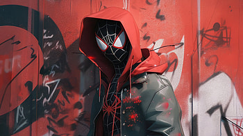 Miles Morales Stylish Spidey, spiderman-into-the-spider-verse, spiderman, miles-morales, superheroes, artwork, digital-art HD wallpaper