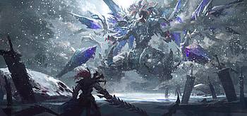 Mirrorjade the Iceblade Dragon, Anime, Yu-Gi-Oh! HD wallpaper