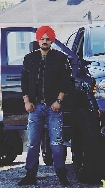Sidhu Moose Wala Black, Car Background HD phone wallpaper
