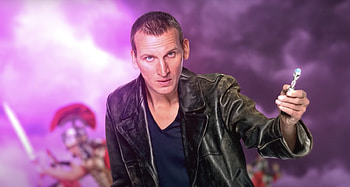 Ninth Doctor facing the Cybermen, Exciting Doctor Who storyline, Epic battle, Iconic Doctor Who moment HD wallpaper