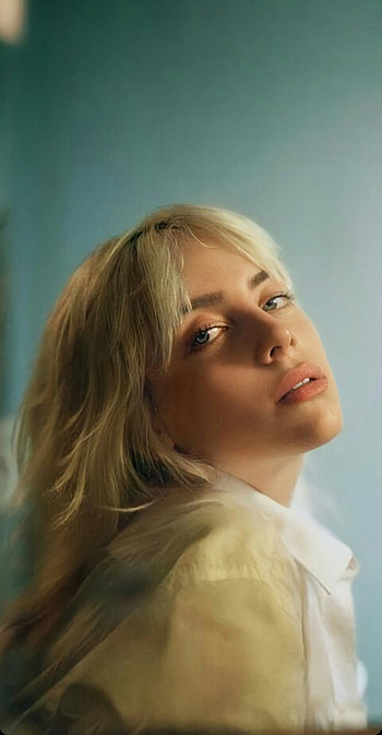 BILLIE EILISH, nose, jaw HD phone wallpaper